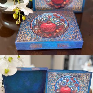 باکس آجیل زعفرانی